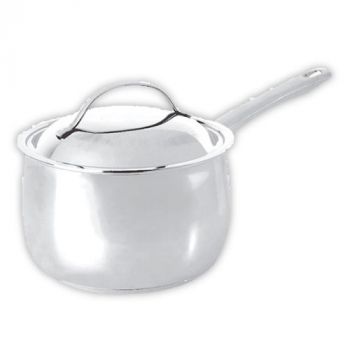 MEYER หม้อด้ามสแตนเลสพร้อมฝา ขนาด 18 ซม.