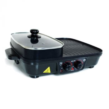 HANABISHI เตาปิ้งย่าง พร้อมหม้อสุกี้ รุ่น HBG-200